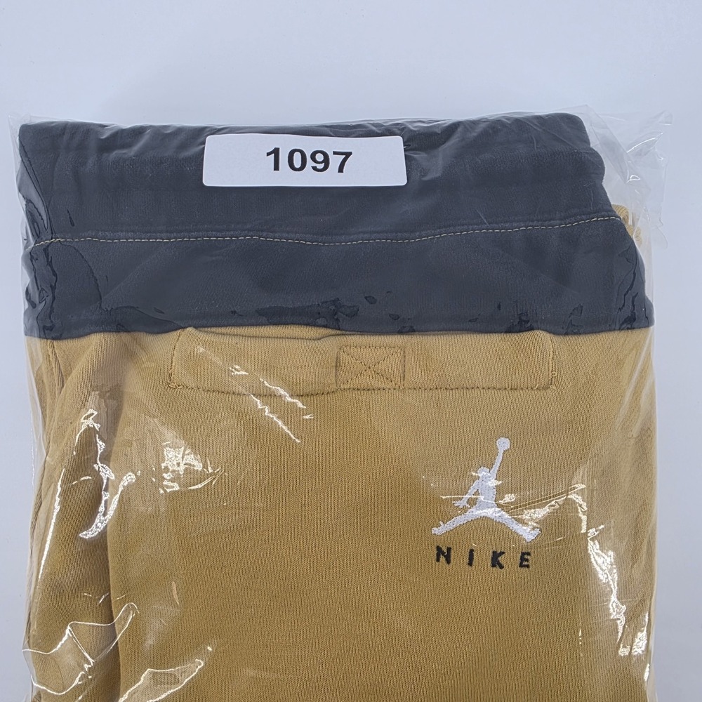 Nike Air Jordan Jumpman Jogger Pants Mens Large Yellow Drawstring Pockets - Picture 13 of 13